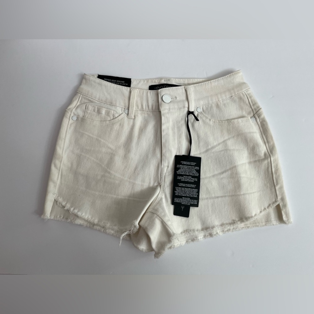 Eva Longoria ~Saint Tropez ~ White Denim Shorts